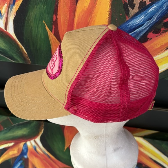 Von Dutch Corduroy w/ Pink Sequin Trucker Hat NWT - Picture 4 of 10